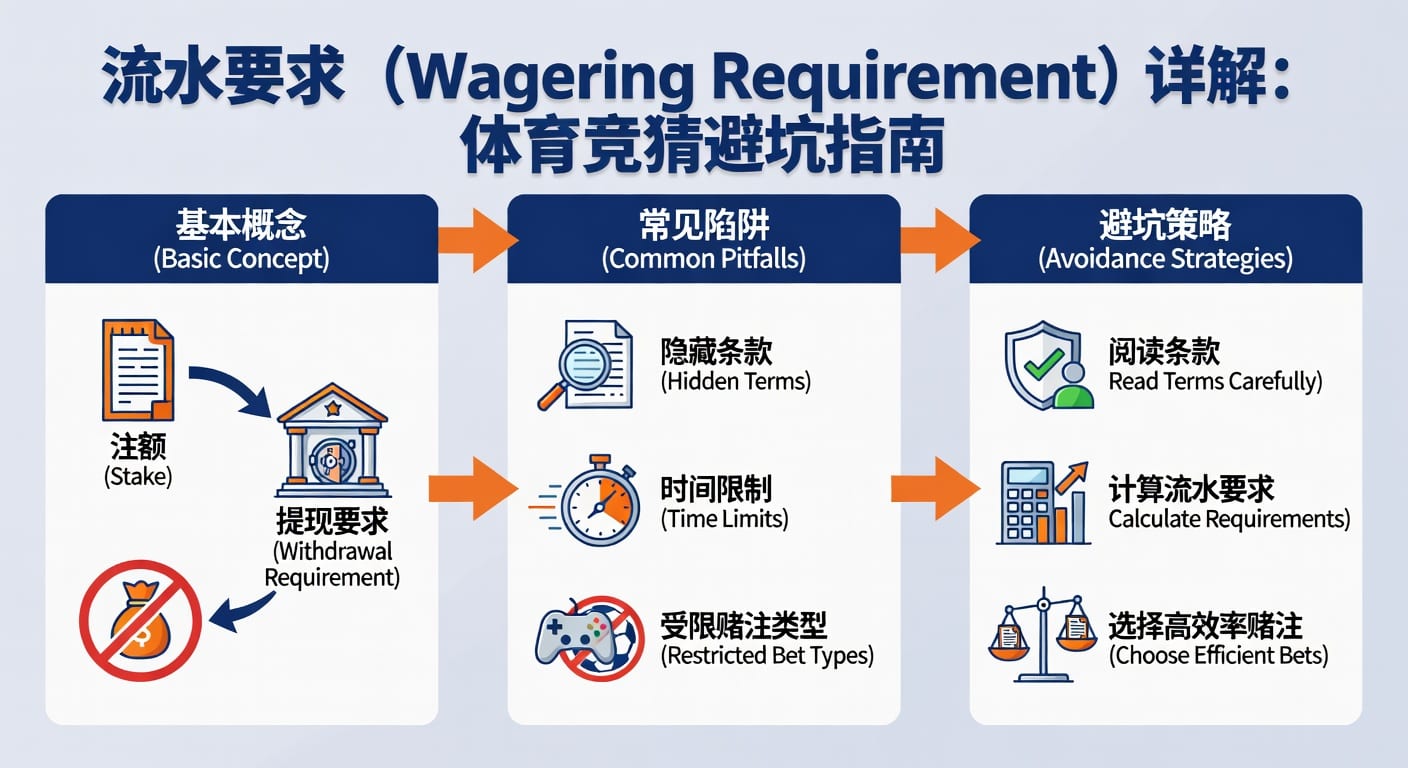 流水要求 wagering requirement：体育投注解锁规则解析